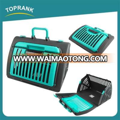 Cheap wholesale plastic dog carrier crates, custom made commercial pet carrier for dog