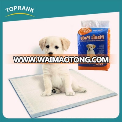 Nonwoven urine absorbent pet pad, magic pet dog pee pad, disposable puppy pet training pads